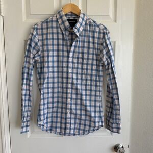 BONOBOS Slim Fit Plaid Button-Down Shirt XS